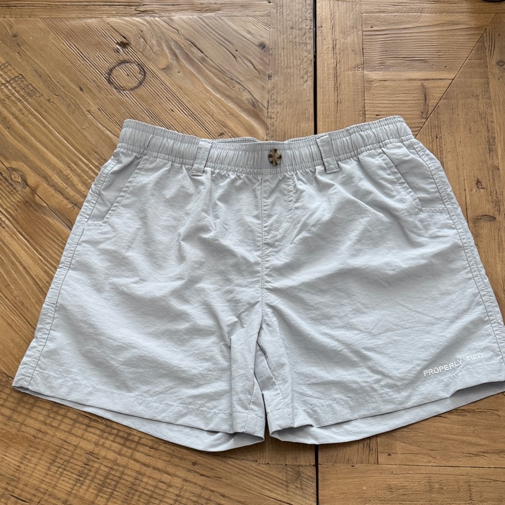 Properly Tied Kids Gray Casual Shorts
